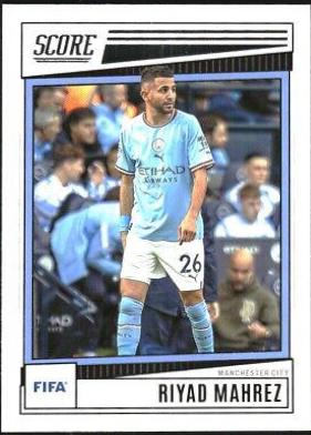 Riyad Mahrez #184 2022 Panini Score FIFA