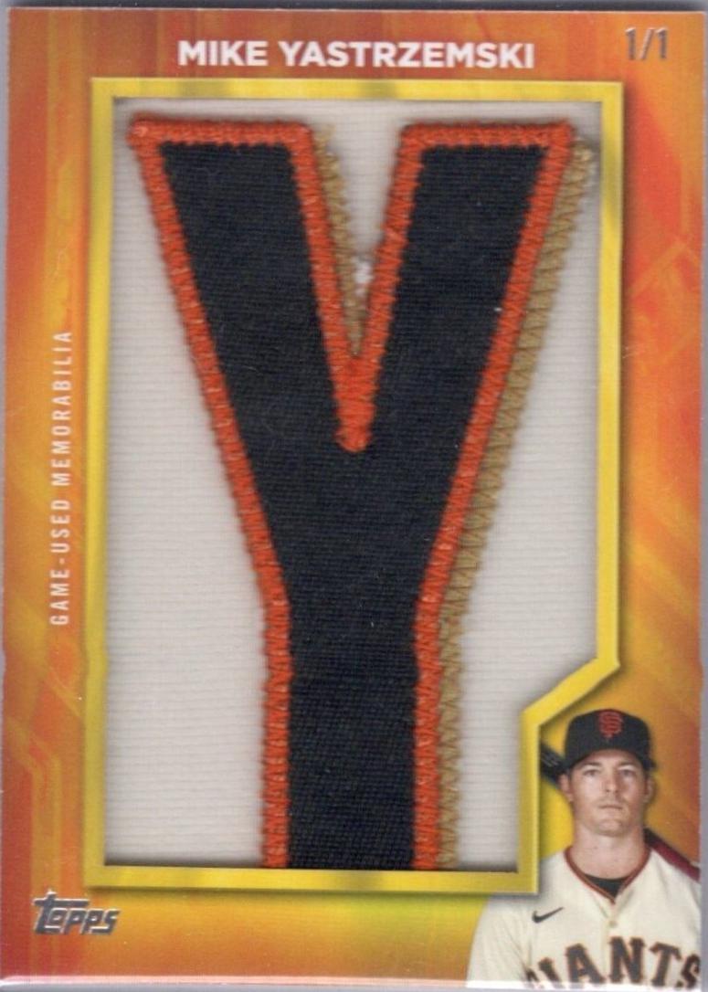 Mike Yastrzemski #ITN2-MY 2024 Topps In The Name Relic Baseball