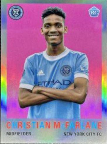 Christian Mcfarlane #59T-15 Soccer Cards 2022 Topps Chrome MLS 1959