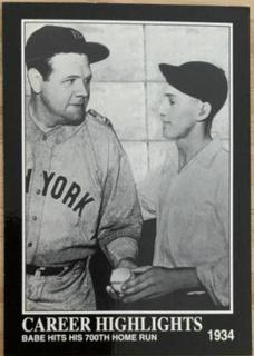 1934 Babe Hits His 700th Home Run