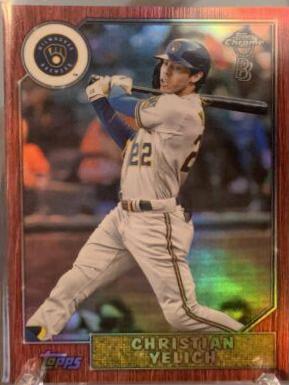 Christian Yelich [Ben Baller Red] #87BC-6