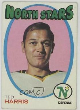 Ted Harris #32 Hockey Cards 1971 Topps