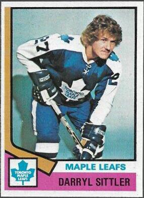 Darryl Sittler #40 Hockey Cards 1974 Topps