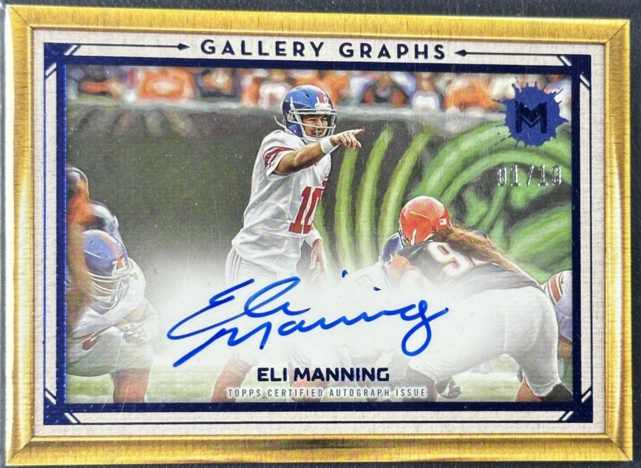 Eli Manning [Ultramarine Blue] #GG-EM
