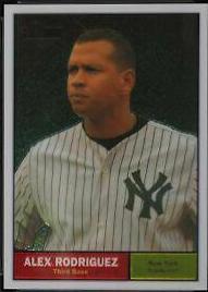 Alex Rodriguez #C6 2010 Topps Heritage Chrome Baseball