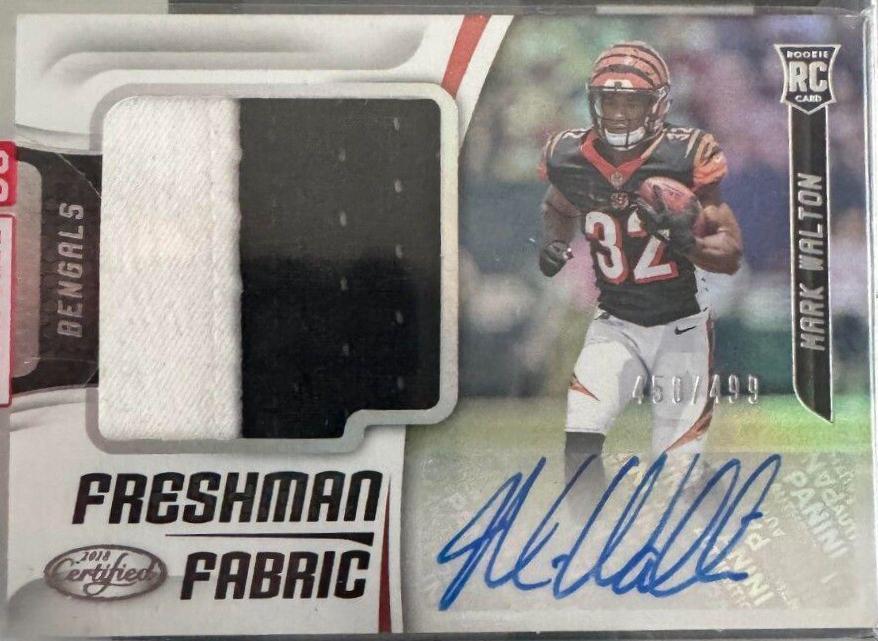 Mark Walton [Freshman Fabric Mirror Signature] #221