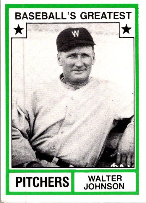 1982 Walter Johnson #17