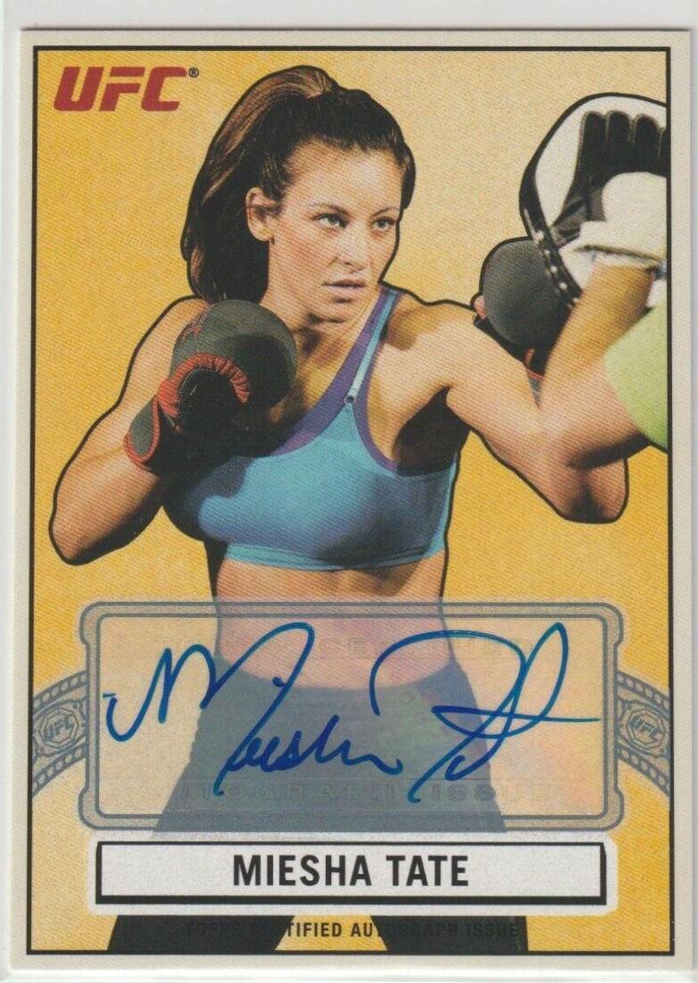 Miesha Tate #AOS-MT Ufc Cards 2013 Topps UFC Bloodlines Octagon Side Autographs