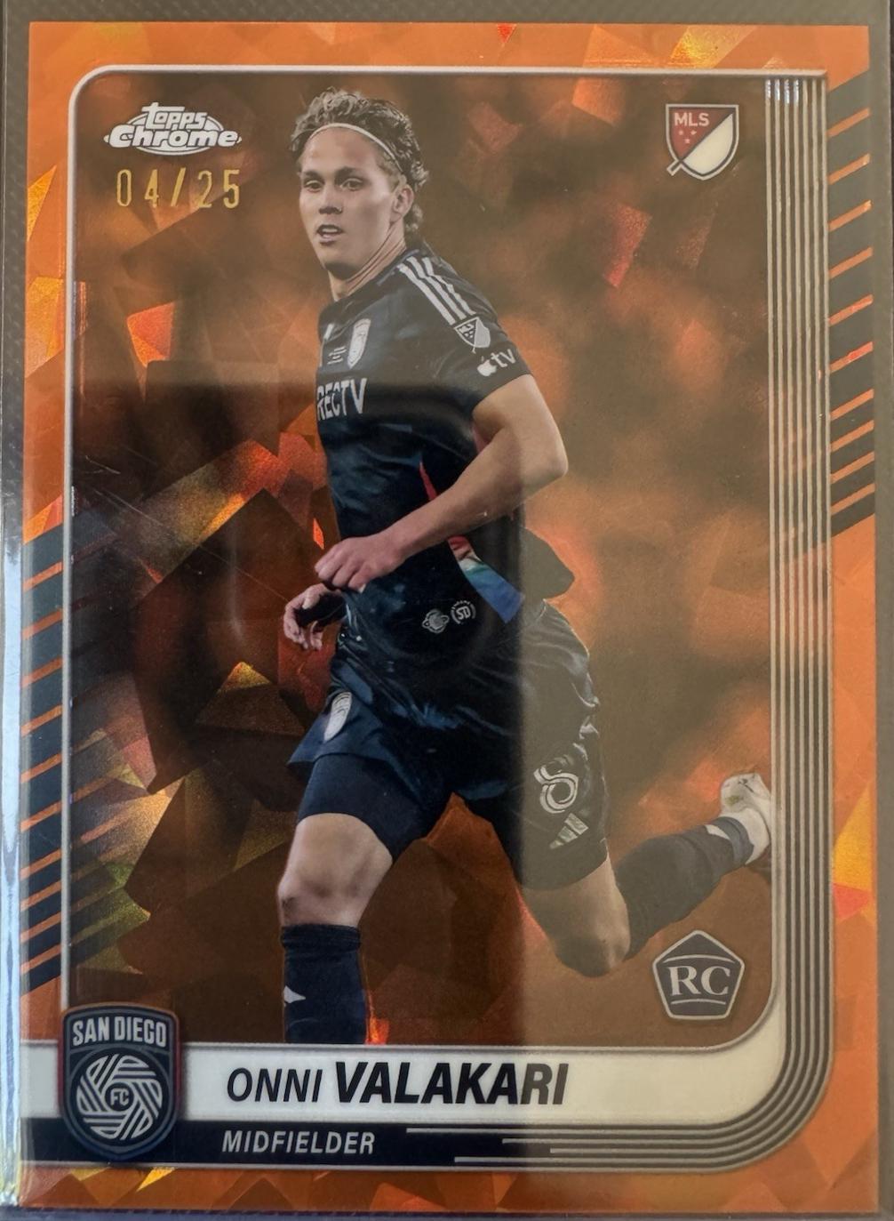 Onni Valakari [Orange Wave Refractor] #126