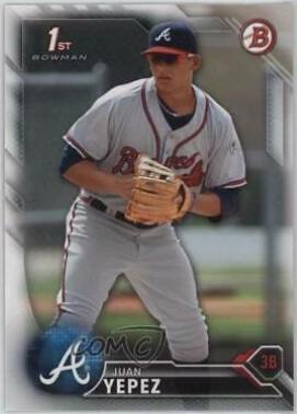 Juan Yepez #BP29 2016 Bowman Baseball Prospects