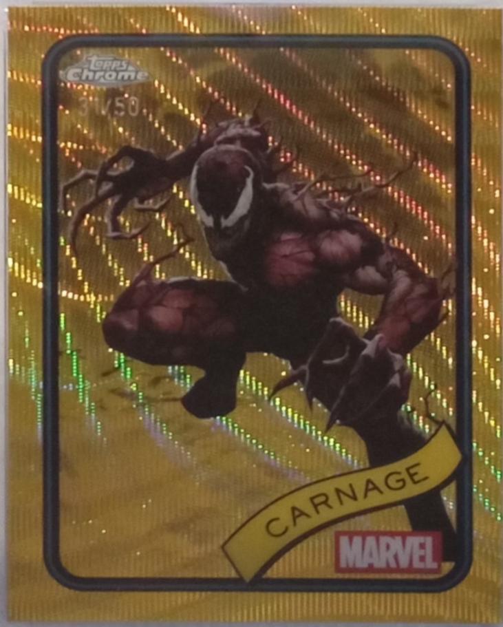 Carnage Gold Wave Refractor