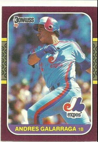 1987 Andres Galarraga #90