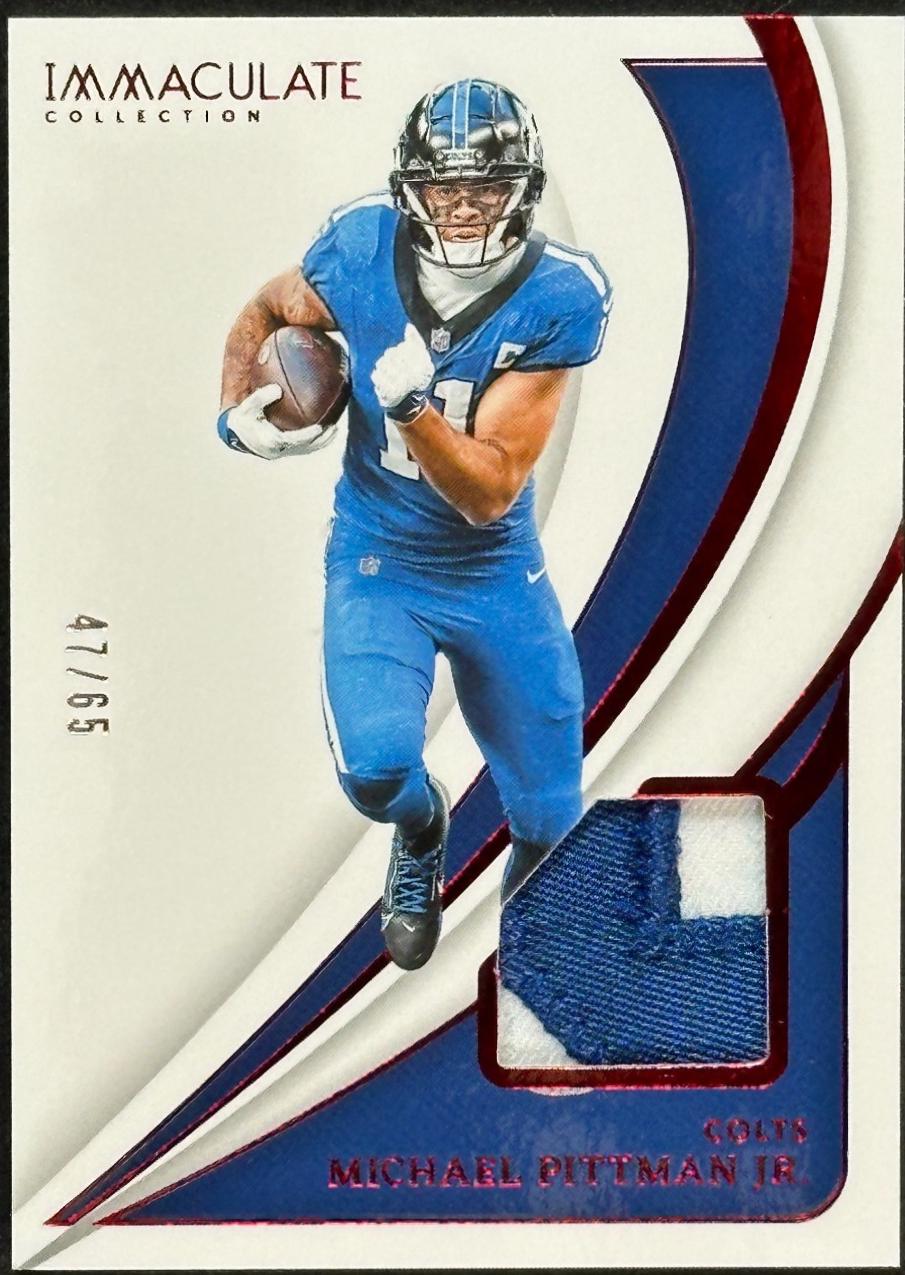 Michael Pittman Jr. #83 2024 Panini Immaculate Football