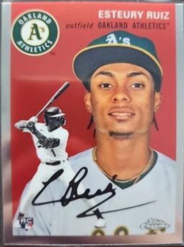 Esteury Ruiz #51 Baseball Cards 2023 Topps Chrome Platinum Anniversary