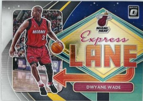 Dwyane Wade #19 Basketball Cards 2020 Panini Donruss Optic Express Lane