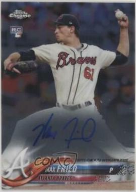 Max Fried #RA-MF Baseball Cards 2018 Topps Chrome Rookie Autograph