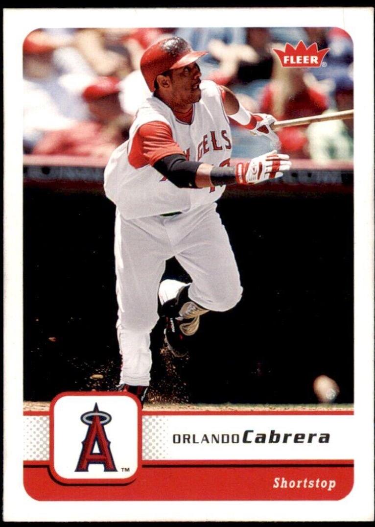 Orlando Cabrera #11 Baseball Cards 2006 Fleer