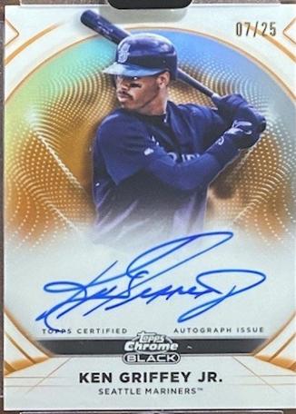 Ken Griffey Jr. [Orange Trim Refractor] #IVA-KG