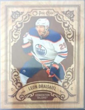 Leon Draisaitl #W-LD Hockey Cards 2023 O-Pee-Chee Wood