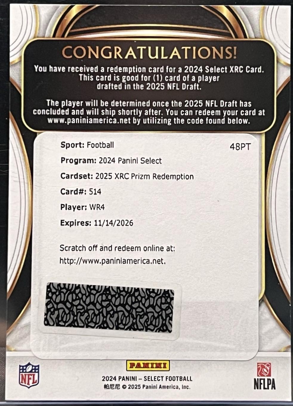 2024 Matthew Golden [Black Prizm] #514