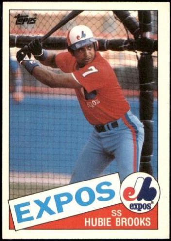 Hubie Brooks #9T 1985 Topps Traded Tiffany Baseball