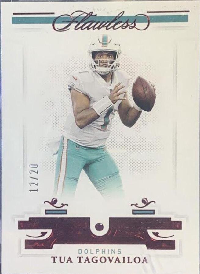 Tua Tagovailoa #14 2021 Panini Flawless Football