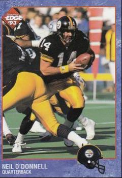 Neil O'Donnell #182 Football Cards 1993 Collector's Edge