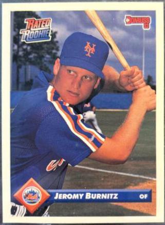 Jeromy Burnitz #787 Baseball Cards 1993 Donruss