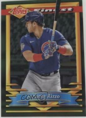 Anthony Rizzo #5 Baseball Cards 2021 Topps Finest Flashbacks