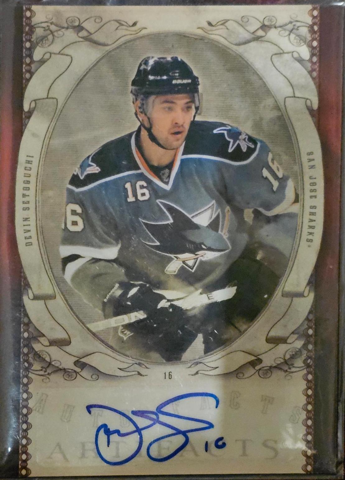 Devin Setoguchi #AF-SE Hockey Cards 2010 Upper Deck Artifacts Autofacts