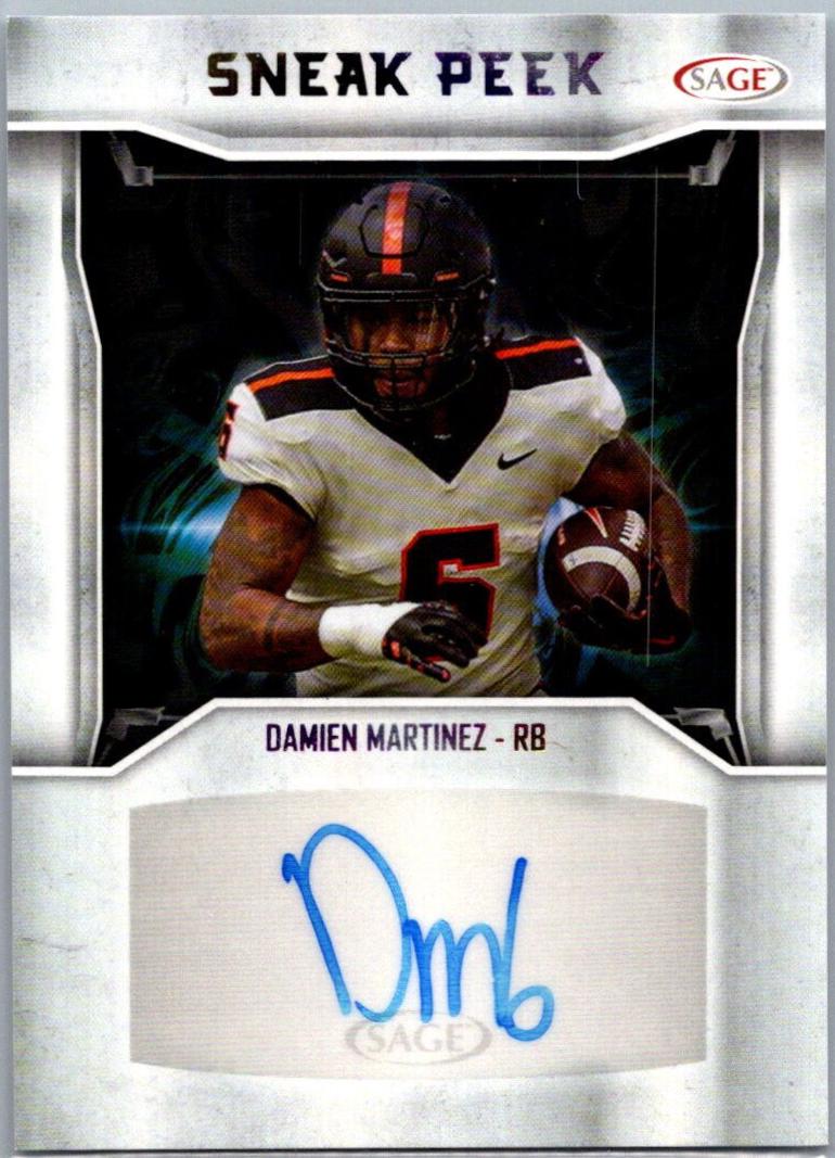 Damien Martinez #SPA-DM Football Cards 2024 Sage HIT Sneak Peek Autograph