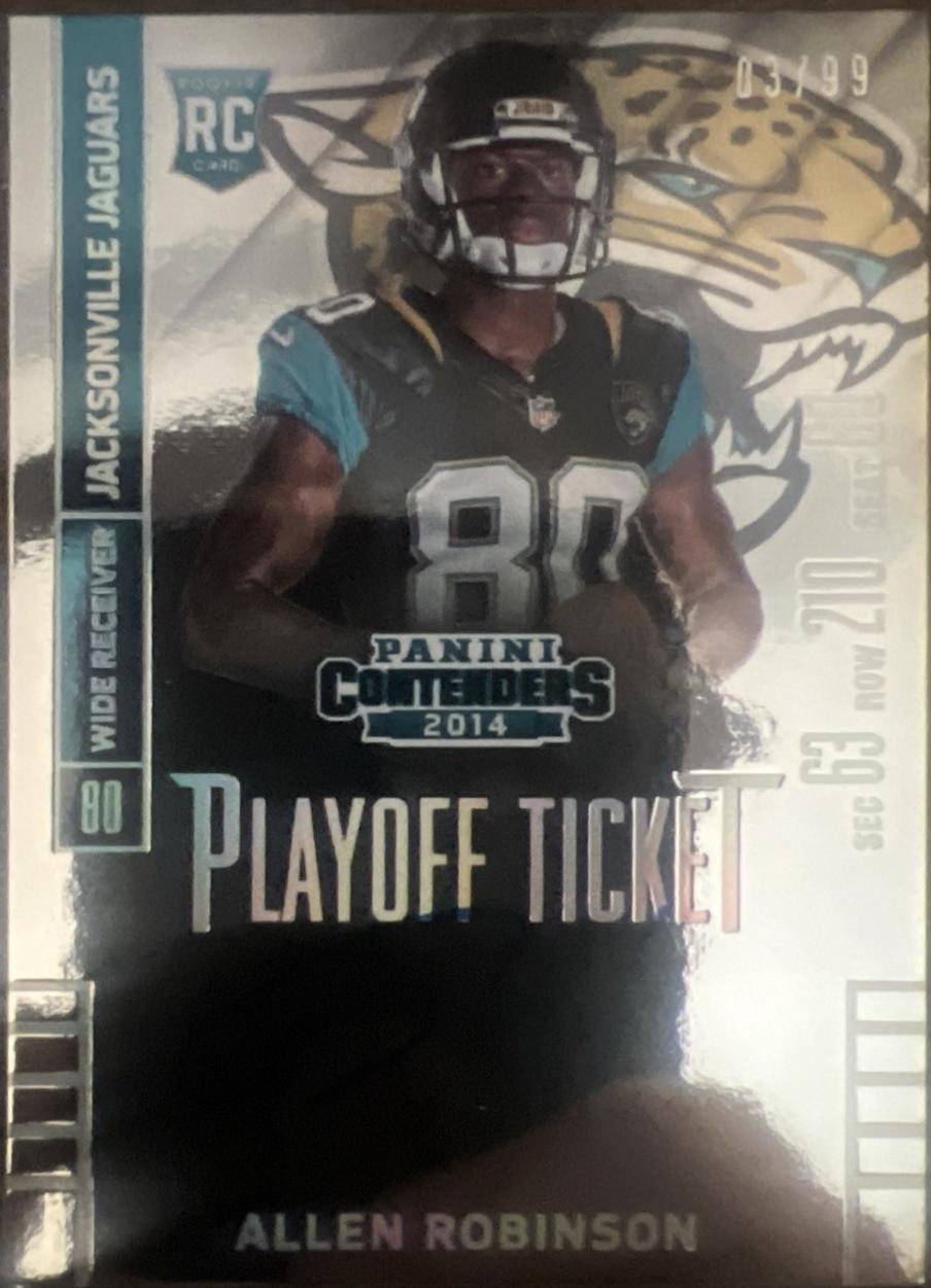 Allen Robinson [Posing Autograph Playoff Ticket] #203