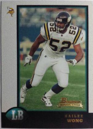 Kailee Wong #210 1998 Bowman Football