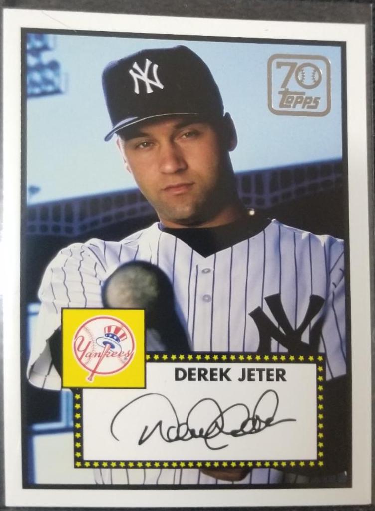 Derek Jeter #70YT-2 Baseball Cards 2021 Topps 70 Years of Baseball