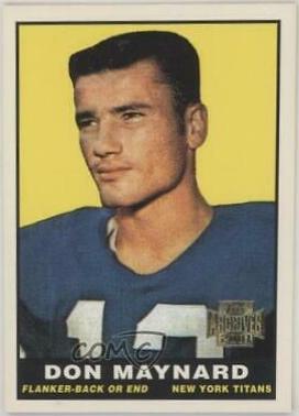 Don Maynard #23 Football Cards 2001 Topps Archives