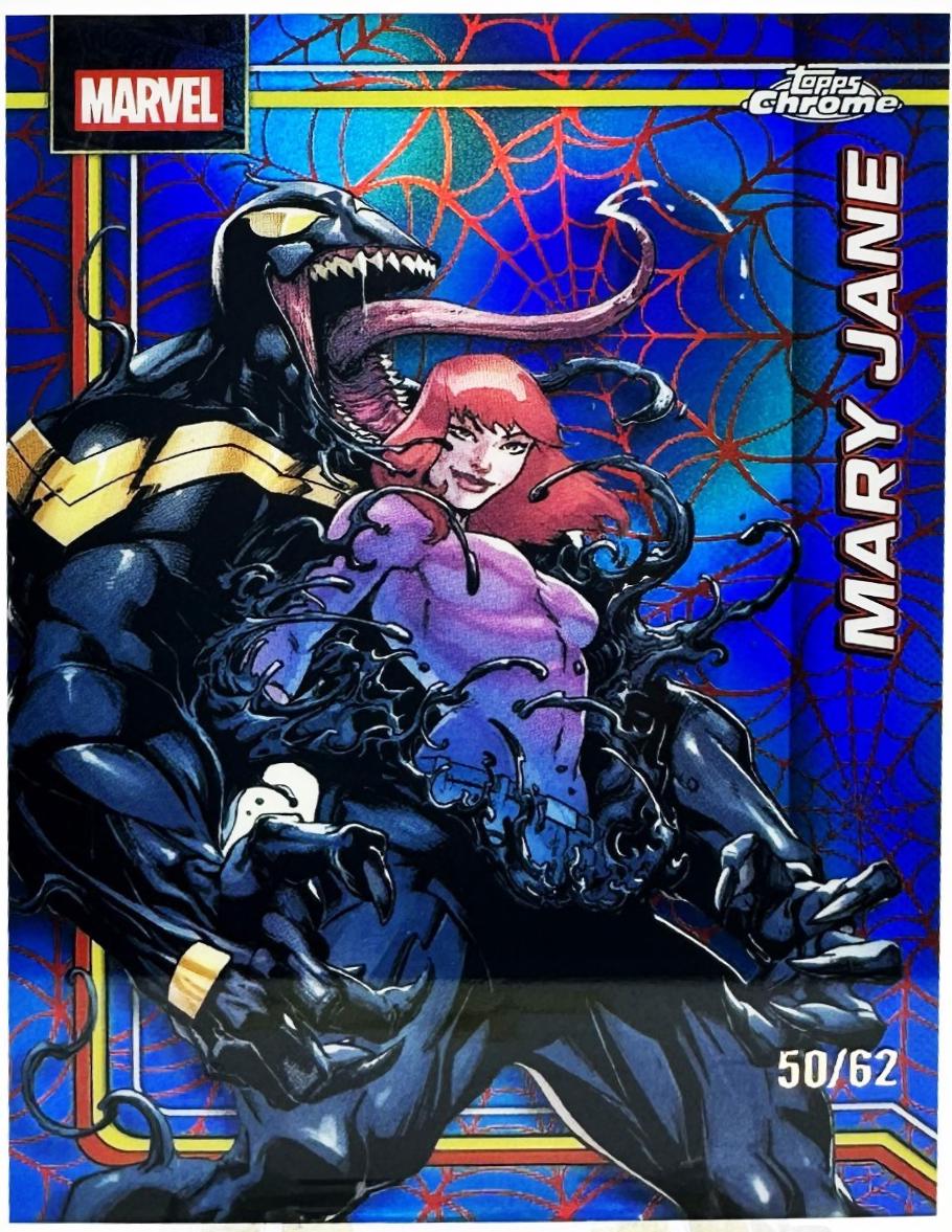Mary Jane Spider-Web Red/Blue Refractor