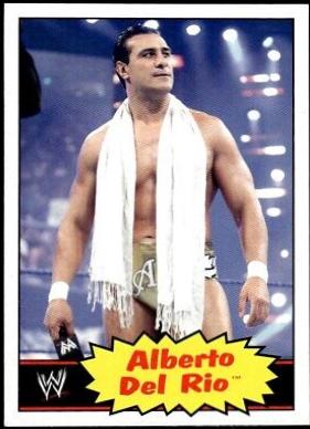 Alberto Del Rio #3 Wrestling Cards 2012 Topps Heritage WWE