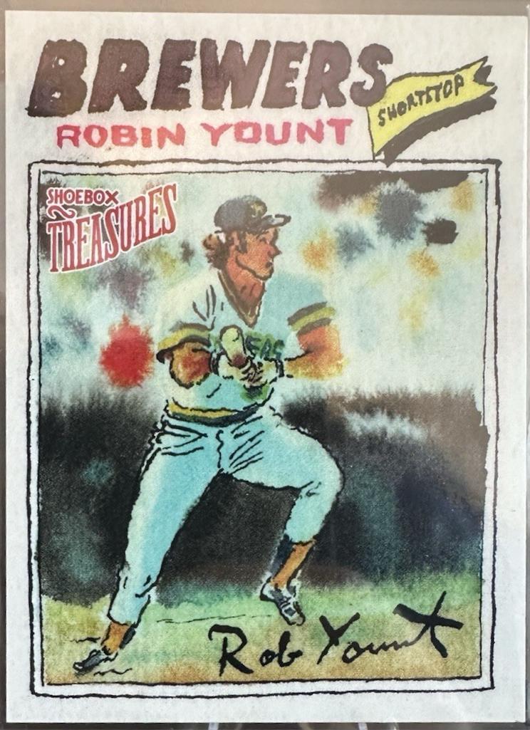 Robin Yount [Shoebox Treasures Stamp] #6