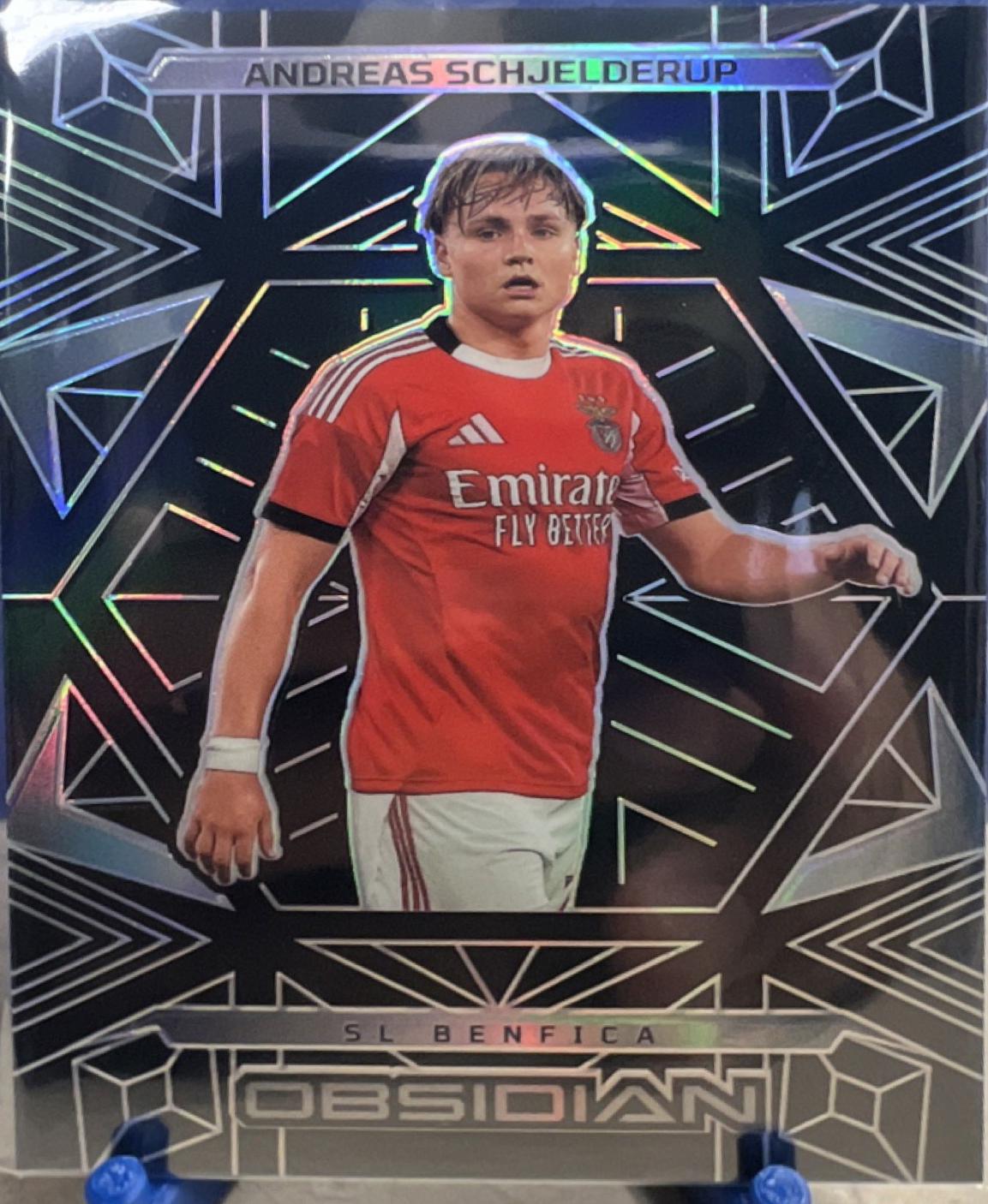 Andreas Schjelderup #106 2025 Panini Obsidian Soccer
