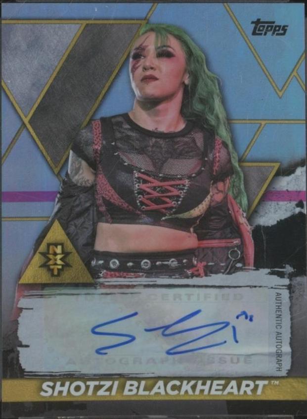 Shotzi Blackheart #S-SB Wrestling Cards 2021 Topps WWE Fully Loaded Future Stars Autograph