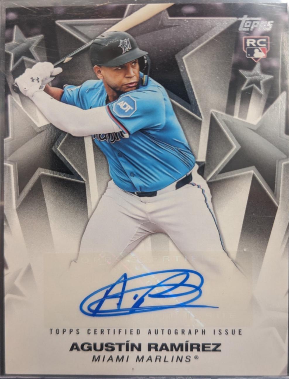 Agustin Ramirez #BSAU-ARA 2025 Topps Update Stars Autograph Baseball