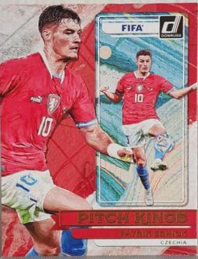 Patrik Schick #3 Soccer Cards 2022 Panini Donruss Pitch Kings