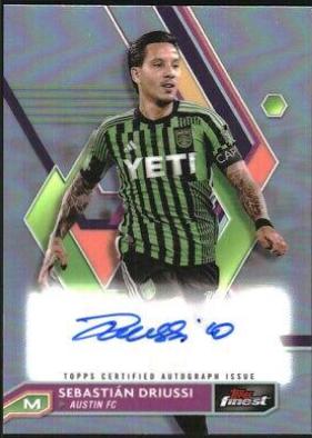 Sebastian Driussi #A-SD 2023 Finest MLS Autograph