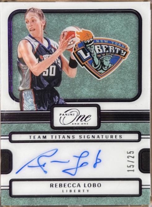 Rebecca Lobo [Purple] #20 Prices | 2025 Panini One And One WNBA Team ...