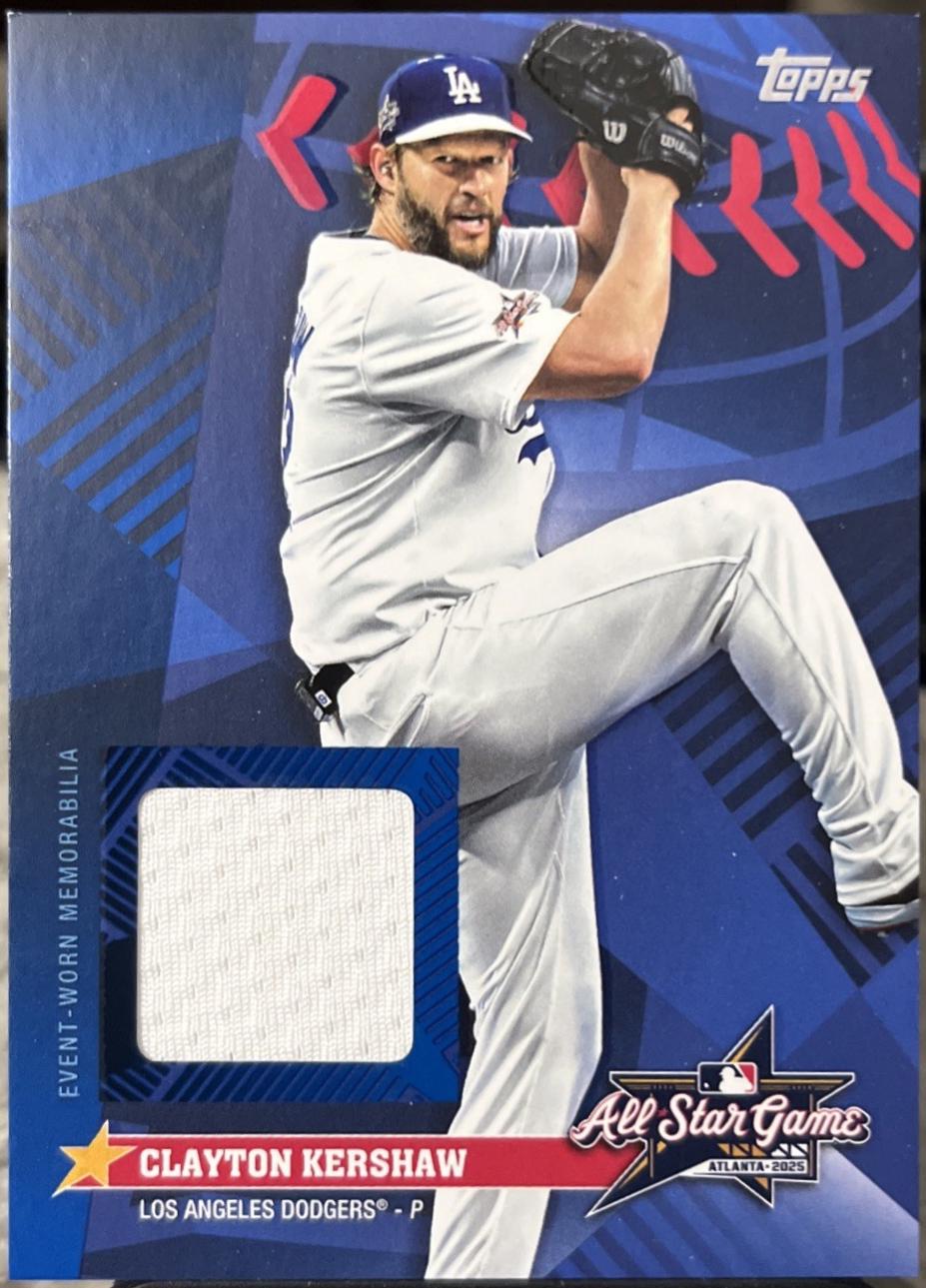 Clayton Kershaw #AS-CK 2025 Topps Update All Star Stitches Baseball