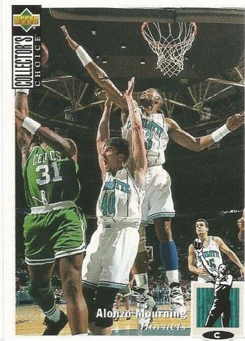 Alonzo Mourning #133 Basketball Cards 1994 Collector's Choice