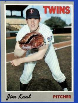 Jim Kaat #75 Baseball Cards 1970 Topps