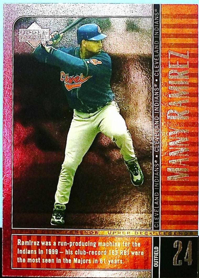 Manny Ramirez ##42 Baseball Cards 2000 Upper Deck