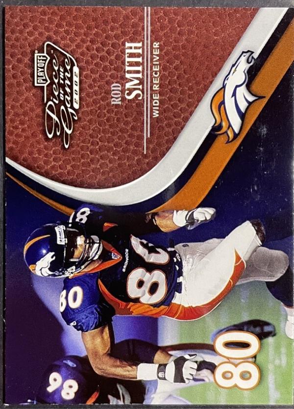Rod Smith #61 2002 Playoff Piece Of The Game Football