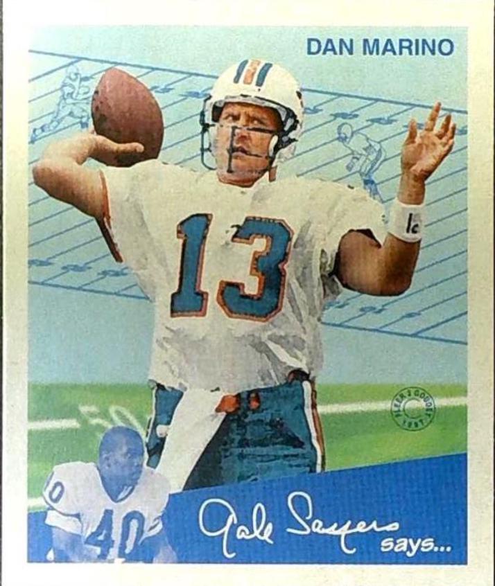 Dan Marino #13 Football Cards 1997 Fleer Goudey II